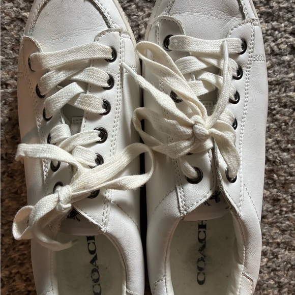 Coach Shoes - White coach tennis shoes
